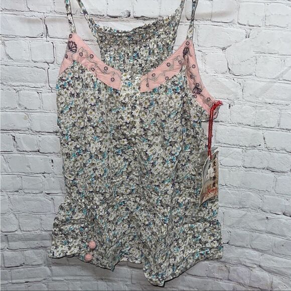NWT da nang floral tank top small - Picture 3 of 11